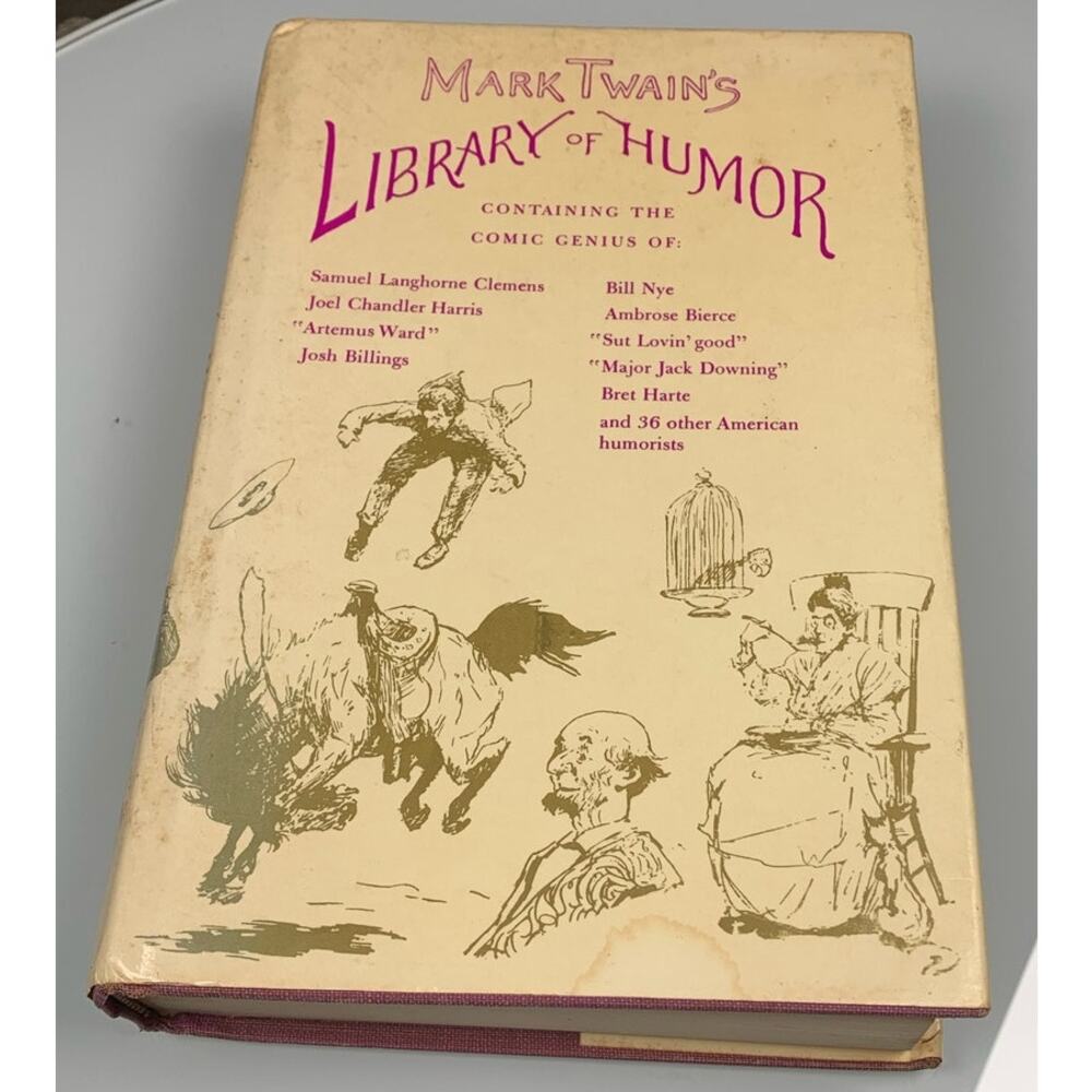 Mark Twain's Library of Humor - 1969 - 707 pages of gold - Hardcover